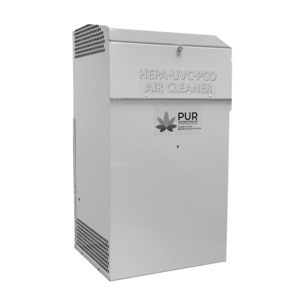 PUR Distribution Commercial Portable Air Purifier with HEPA Filter